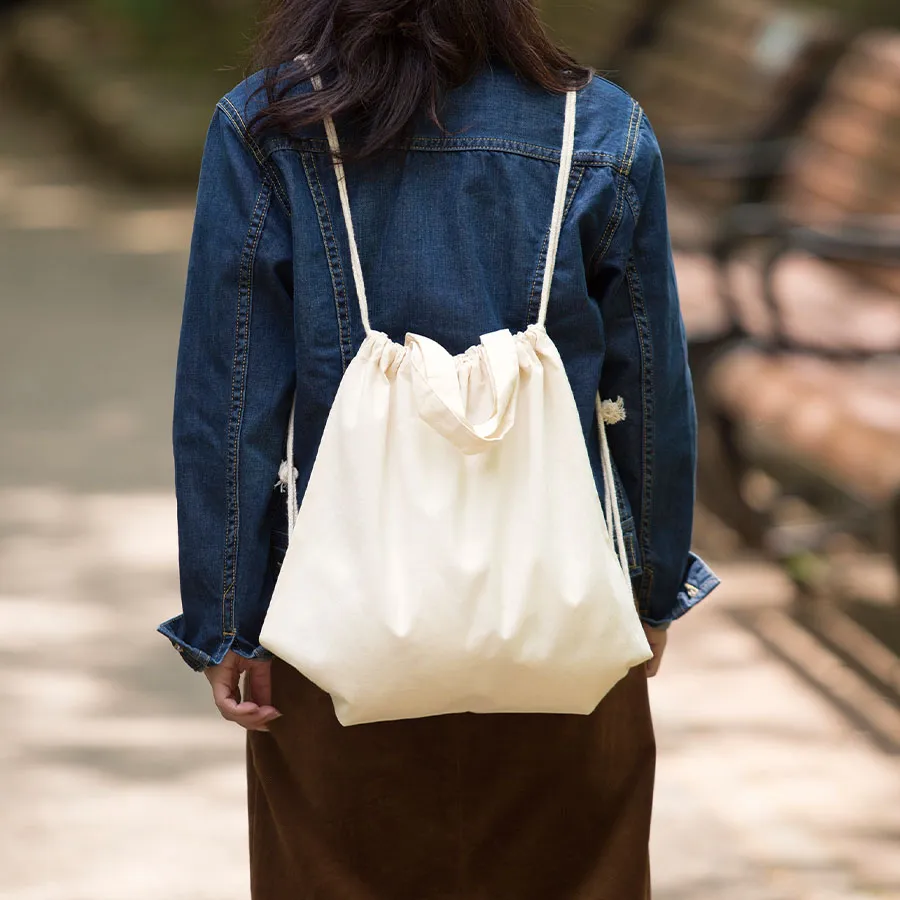 コットンハンドル付リュック・5オンス