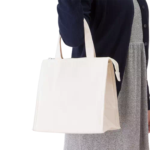 コットン角底保冷バッグ